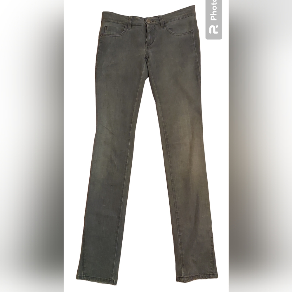 Stella McCartney Gray Skinny/Bootcut Jeans Size 27 Tall 34"